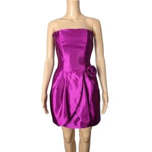 Gunne Sax Jessica McClintock Vintage Fuschia Dress 1